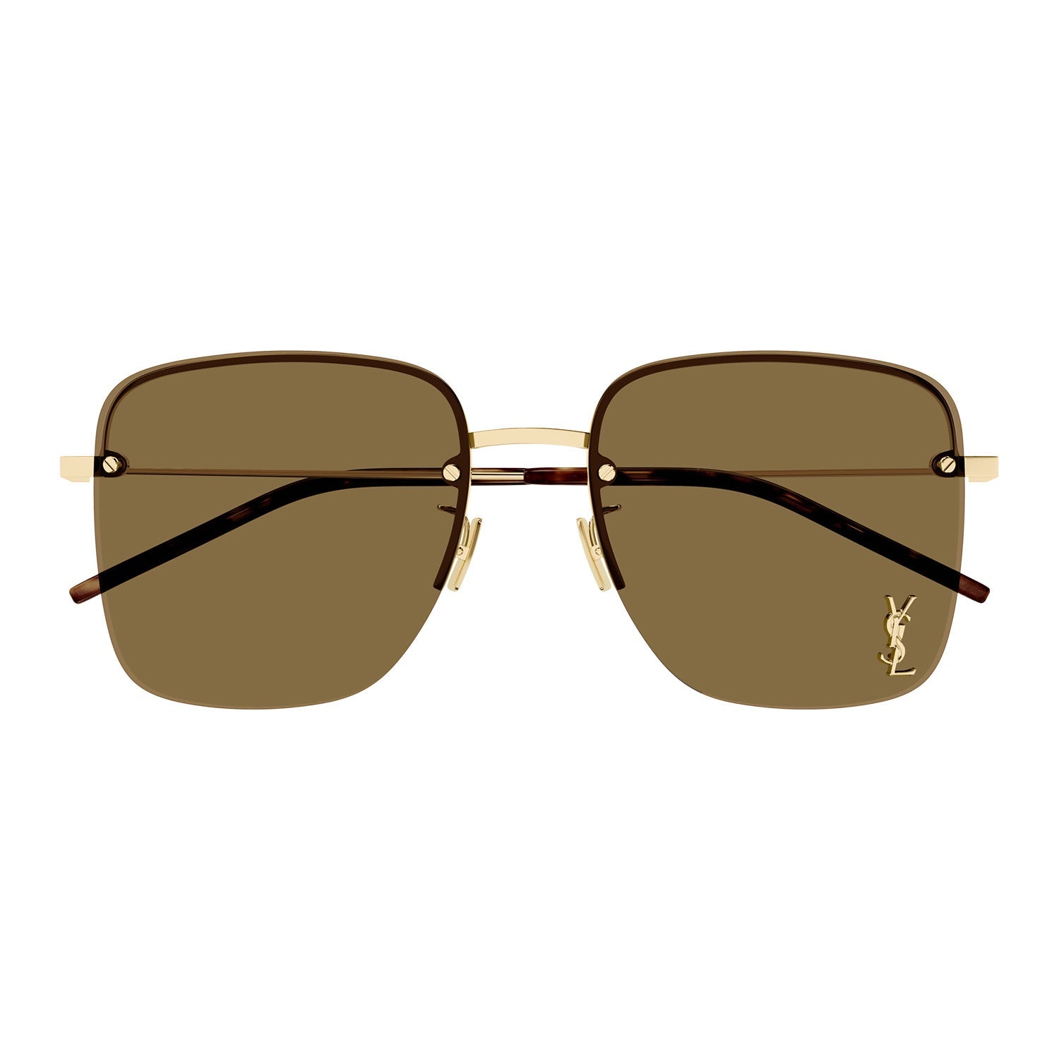 MONOGRAM MODERN HALF RIM SQUARED FEMININE SHAPE