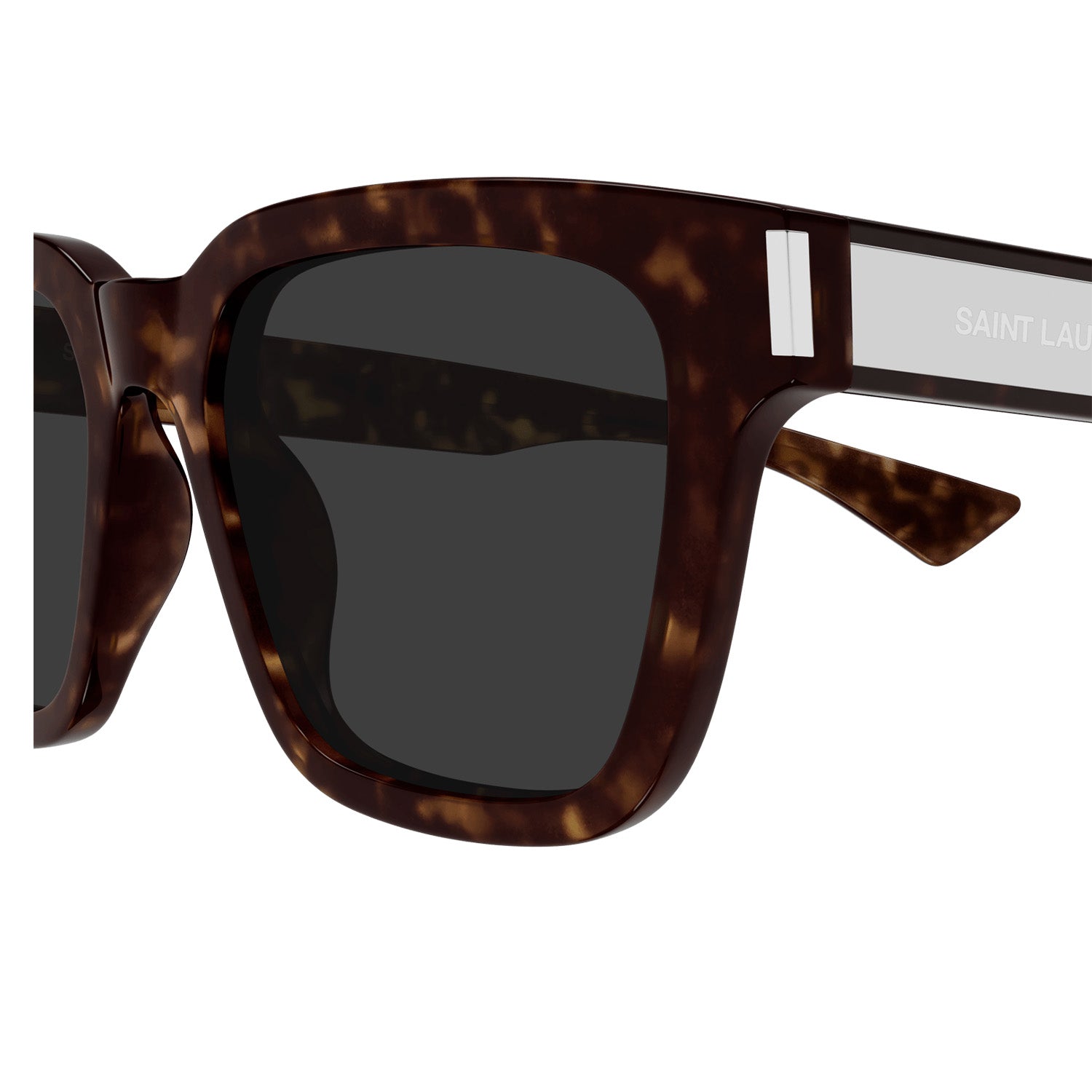 CORNER ANGLE SAINT LAURENT ENGRAVED LOGO