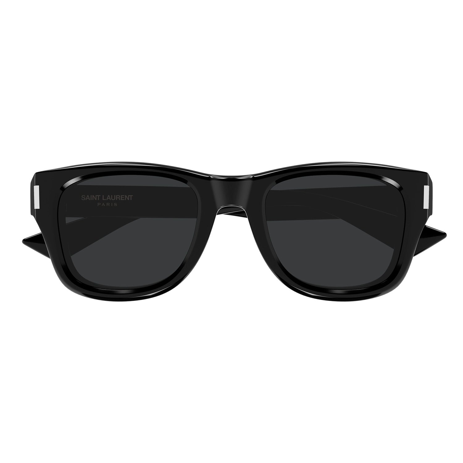 CORNER ANGLE SAINT LAURENT LETTERING LOGO ENGRAVED